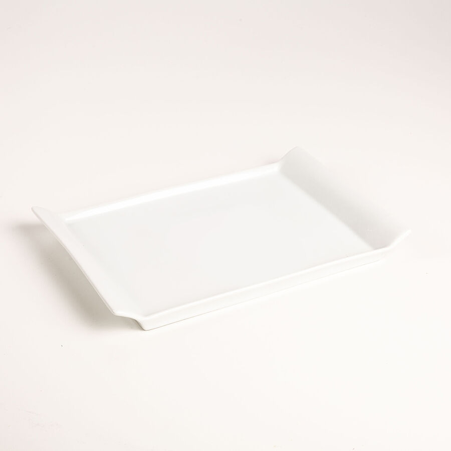 Fuente rectangular de porcelana Gastro Fresh 26cm