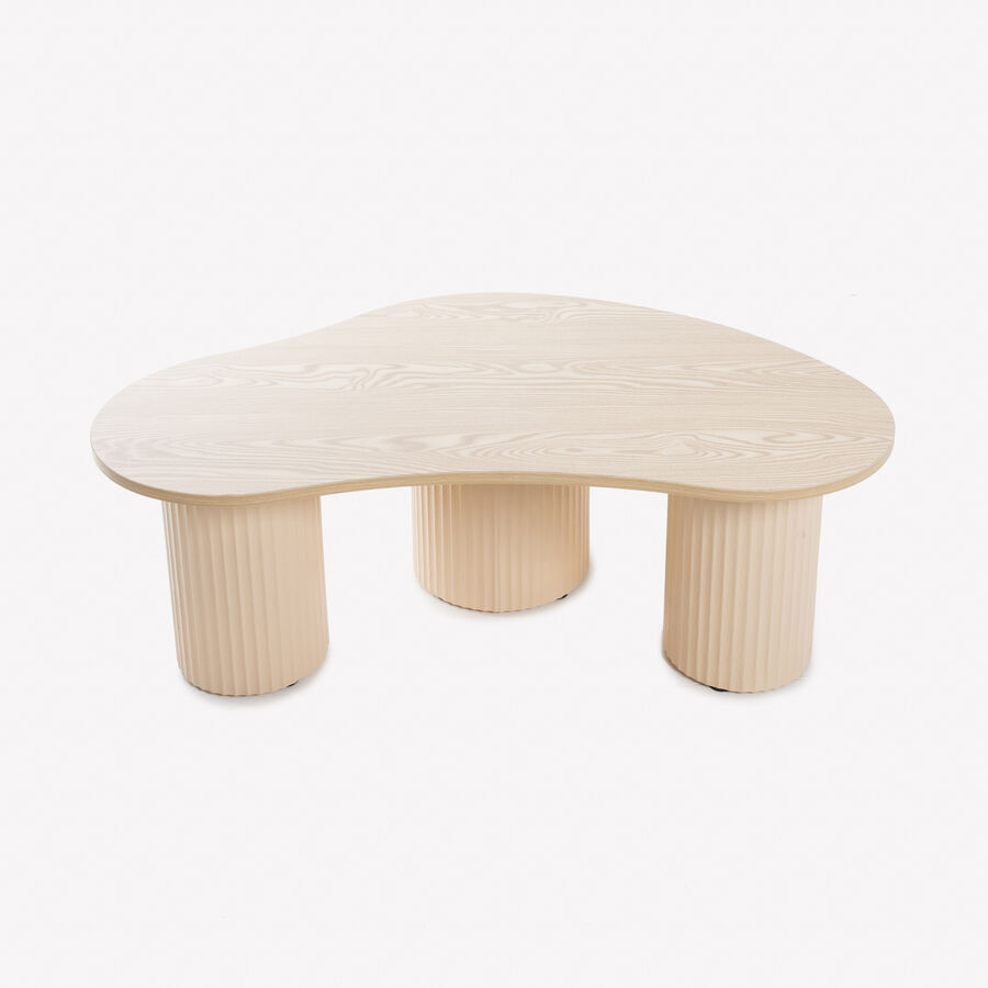 Mesa de centro de madera paulownia 100x60x38cm