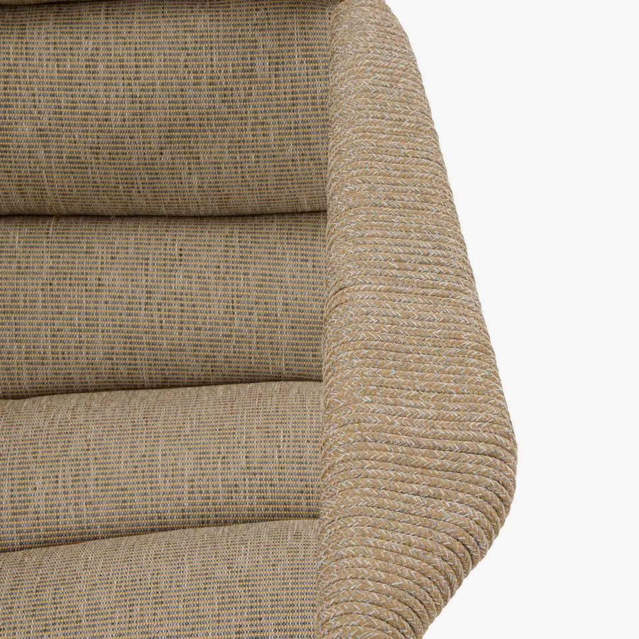 Conjunto de jard&iacute;n para 4 personas de acero caoba Solani