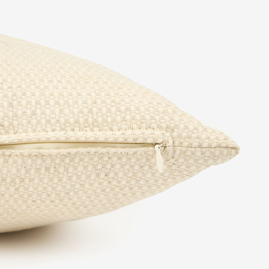 Funda de cojín beige Bucle 45x45cm