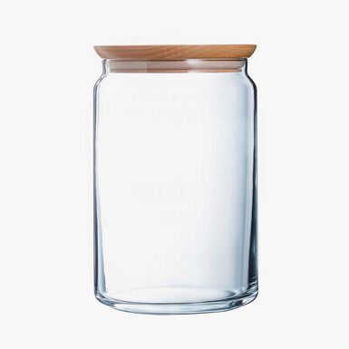 Tarro hermético con tapa madera Triven 200cl