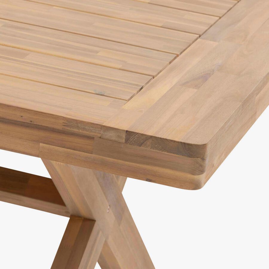 Mesa de comedor de jard&iacute;n de madera de acacia Xenor