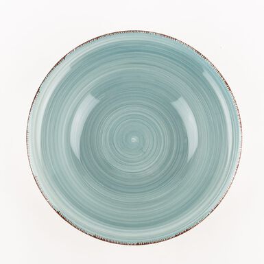 Ensaladera azul de gres Vita Ø23cm