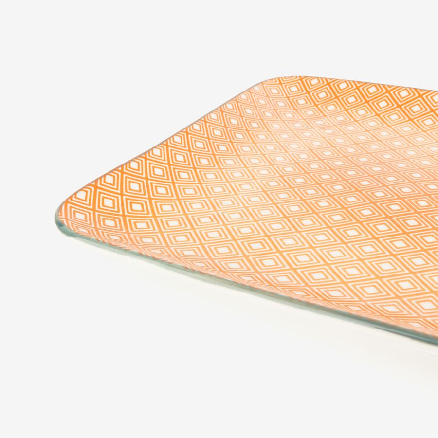 Bandeja de porcelana Okinawa 21x21cm