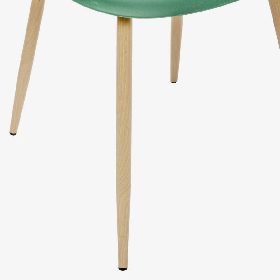 Silla de comedor de polipropileno verde Orel 