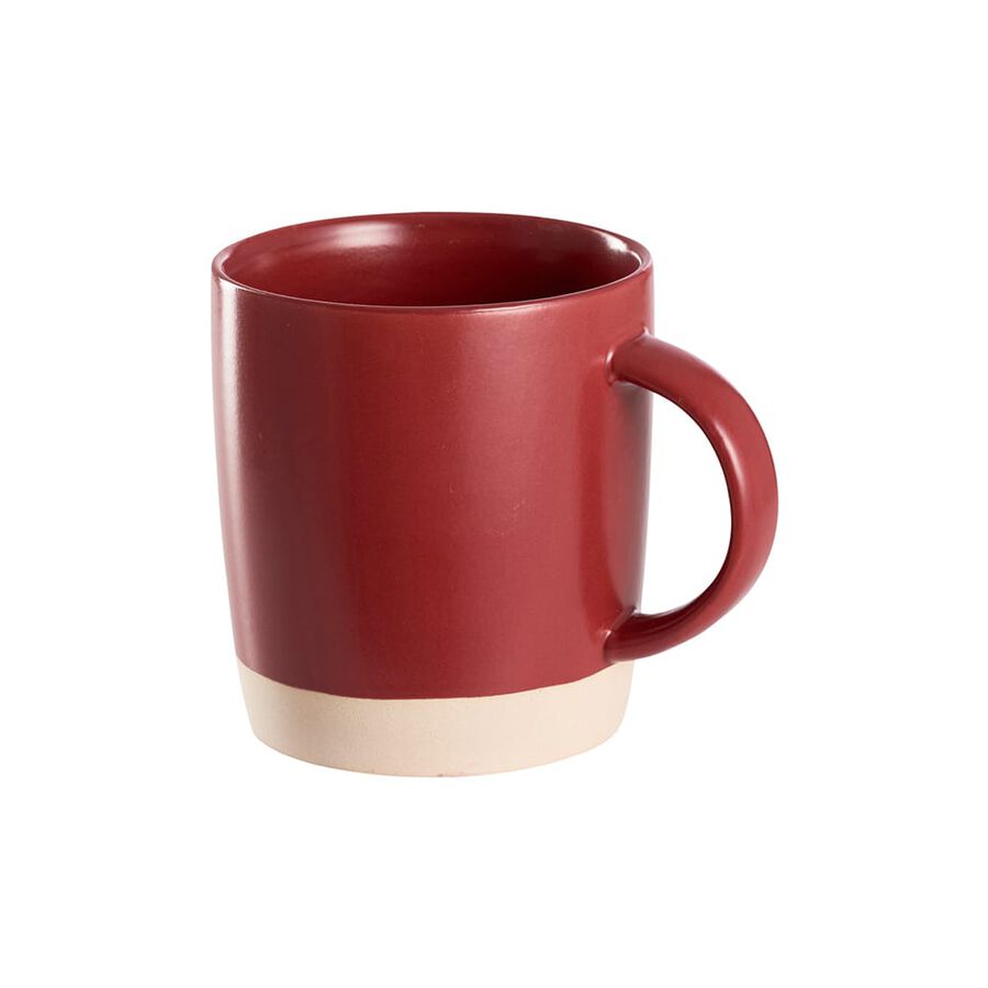 Taza de cer&aacute;mica roja 31cl
