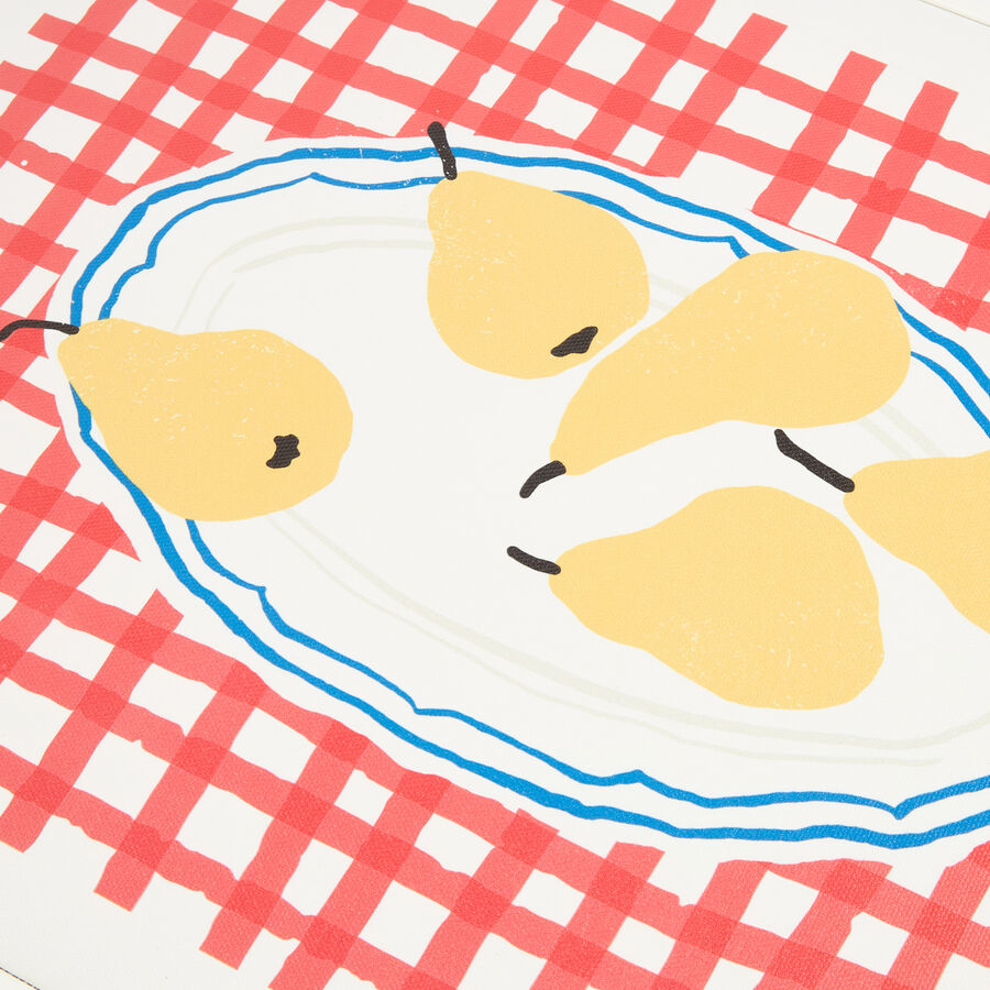 Cuadro con marco y cristal Pears 30x40cm