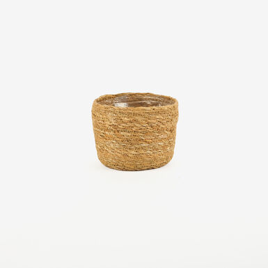 Macetero de fibras naturales Unax &Oslash;14x11cm