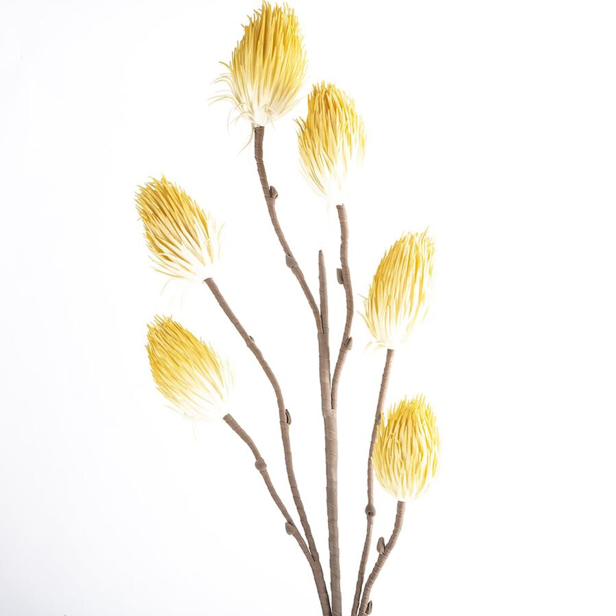 Rama artificial flor beige 18cm