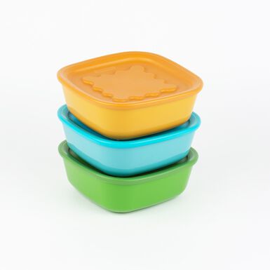 Set de 3 contenedores de pl&aacute;stico Everfresh 20x20x11cm - Guzzini