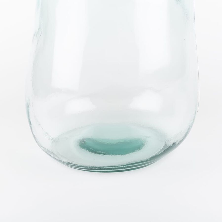 Jarrón de vidrio reciclado Ø22x51cm