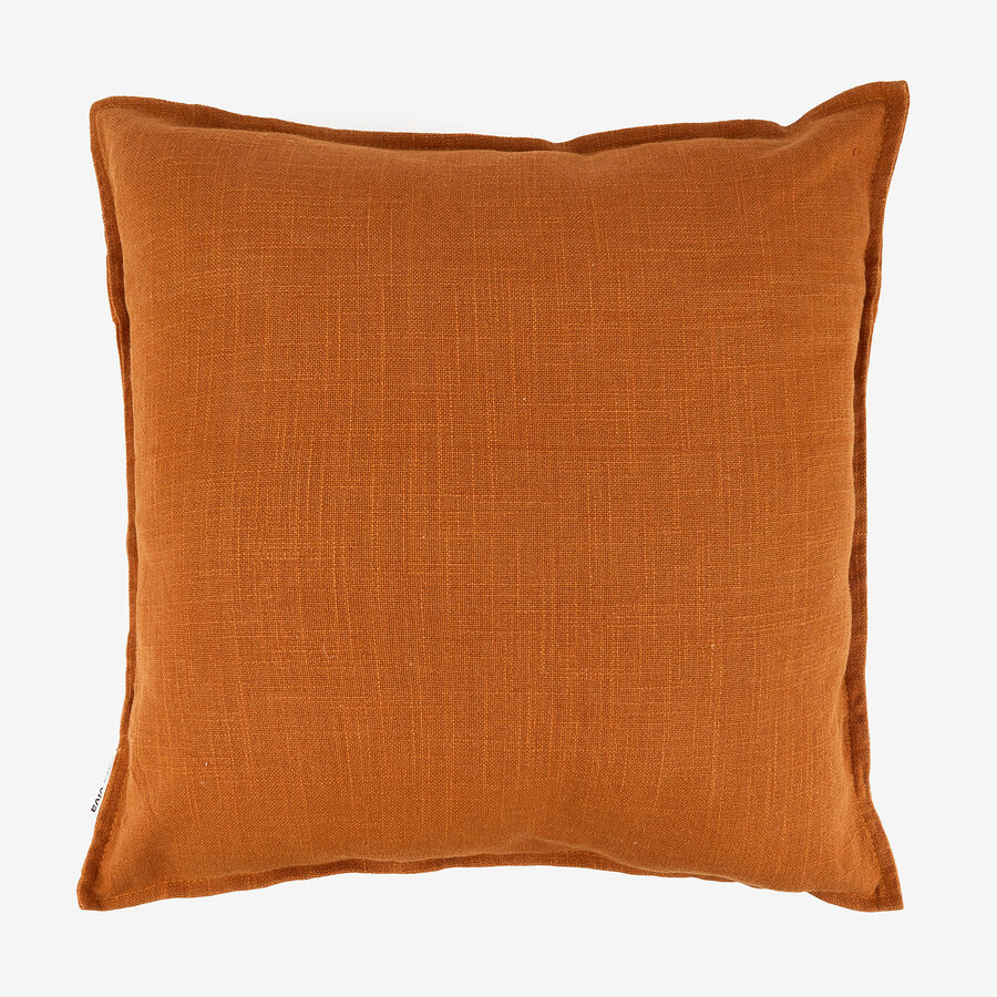 Funda de cojín de algodón cobre Frida 45x45cm