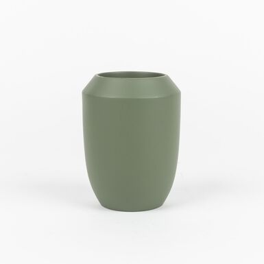 Portacepillos verde Gron Ø8x15cm