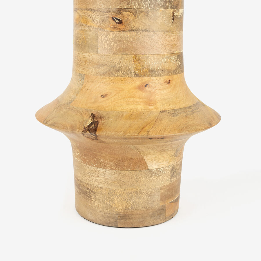 L&aacute;mpara de mesa de madera Dira &Oslash;30x54cm