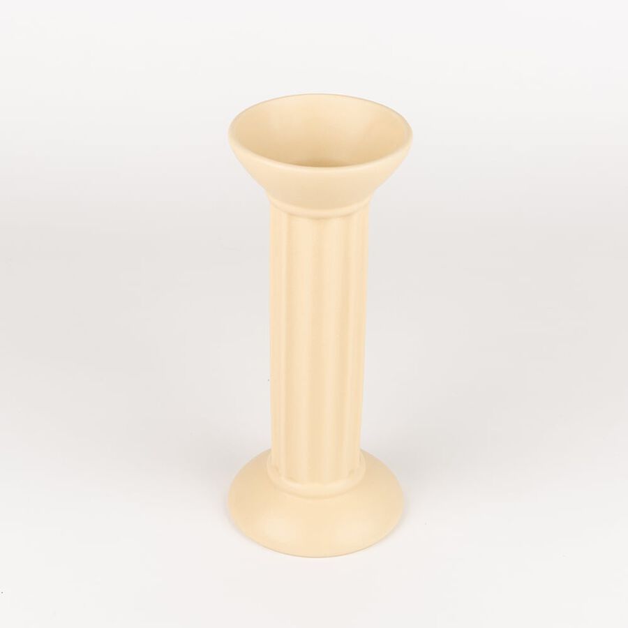 Jarrón de cerámica románico Pilier pale 12cm Clau&Chloe