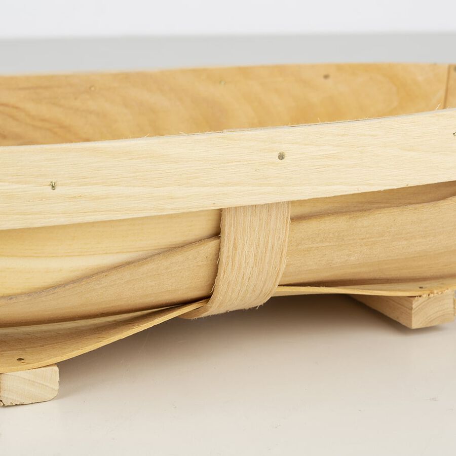Cesto madera 30x19x7cm