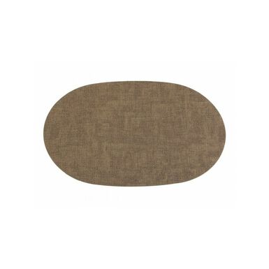 Mantel individual ovalado beige 43x30cm