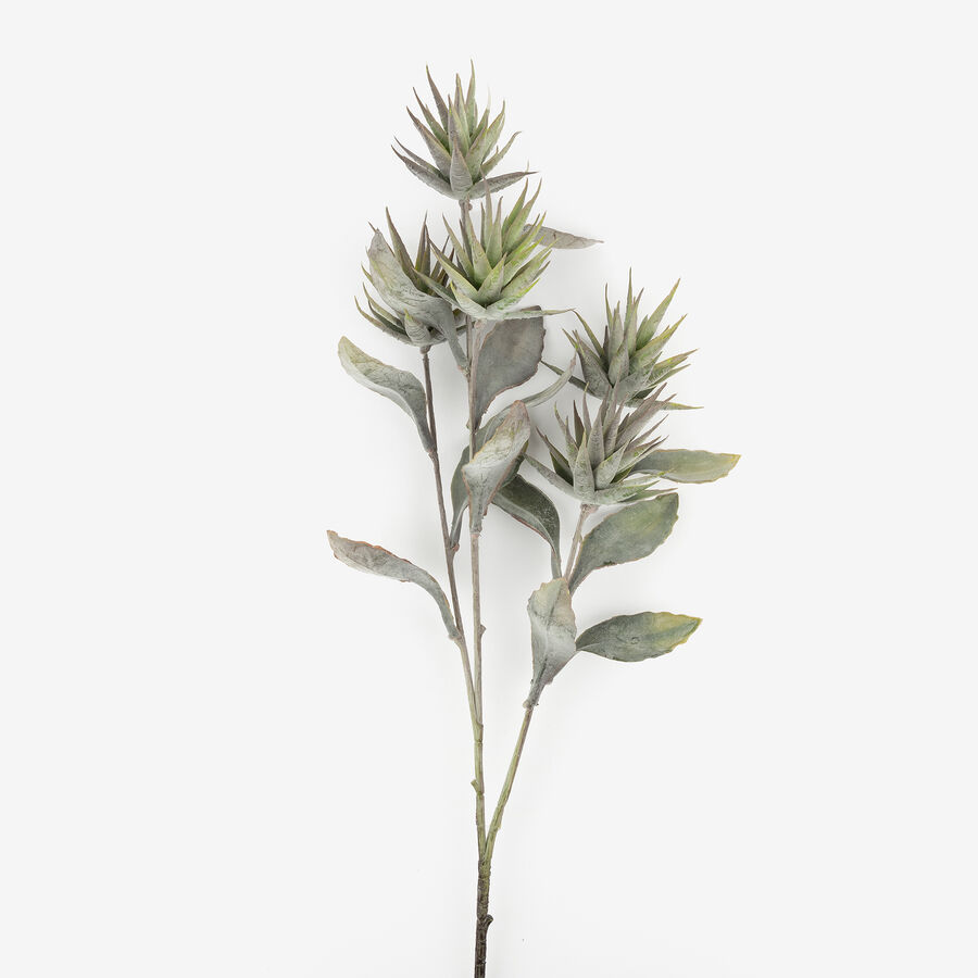 Flor artificial cactus rojo 60cm