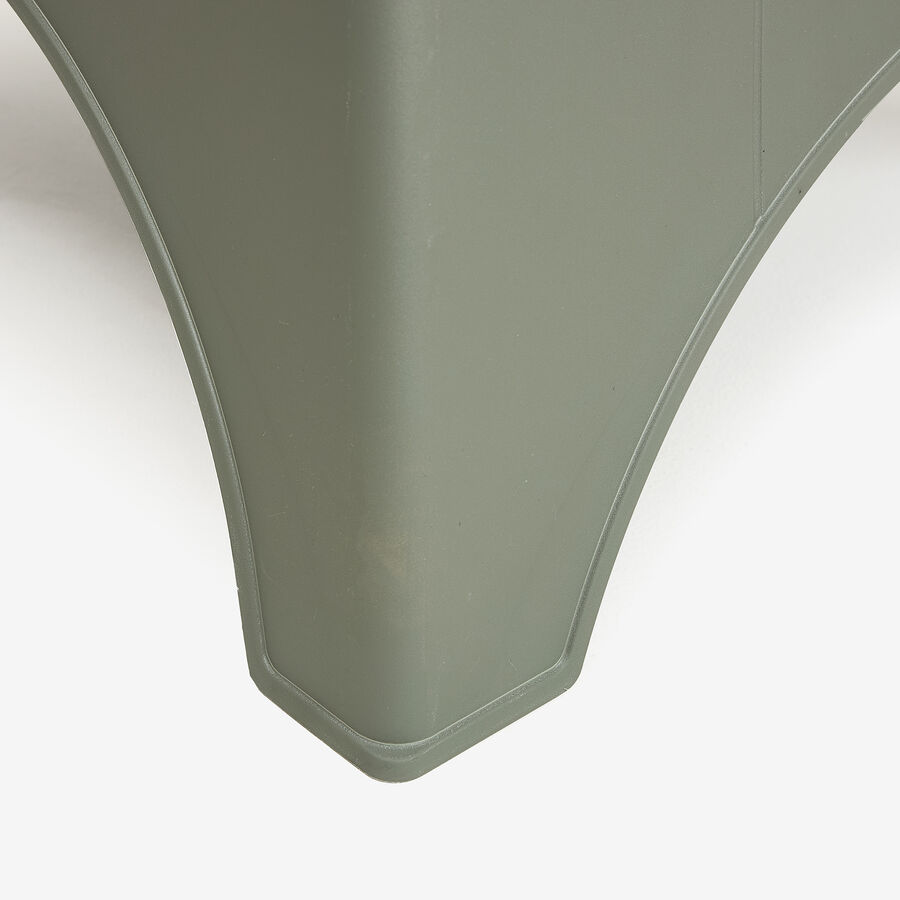 Silla de jard&iacute;n apilable de polipropileno verde Patmos 78x71x79cm