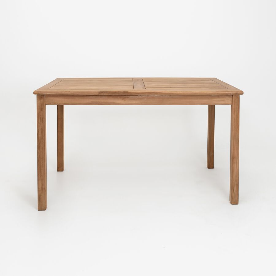 Mesa de jard&iacute;n de madera de teca Azores 140x80cm