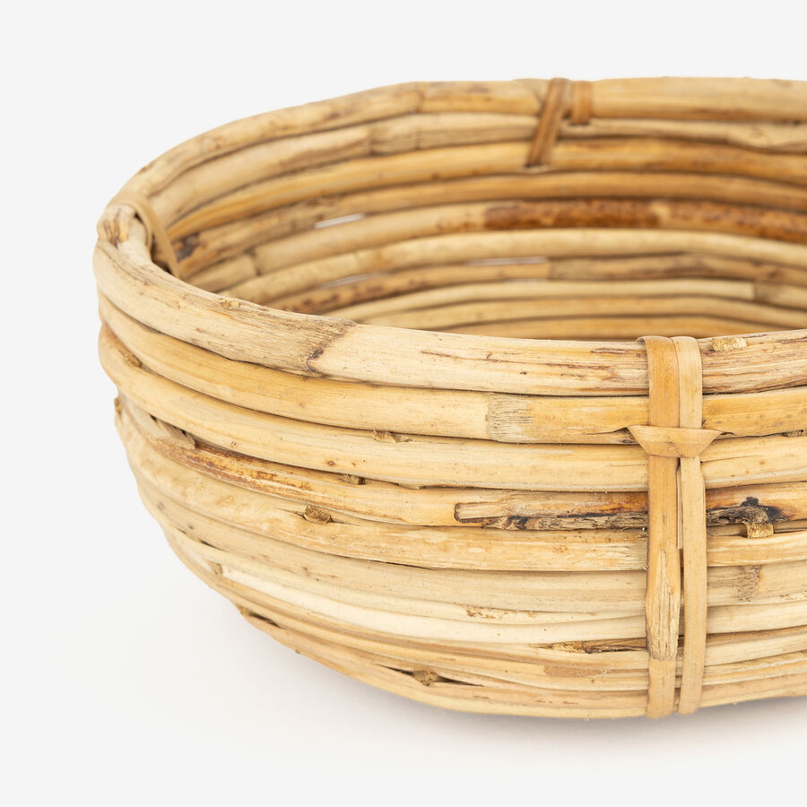 Frutero de rat&aacute;n natural Bosco &Oslash;18x8cm