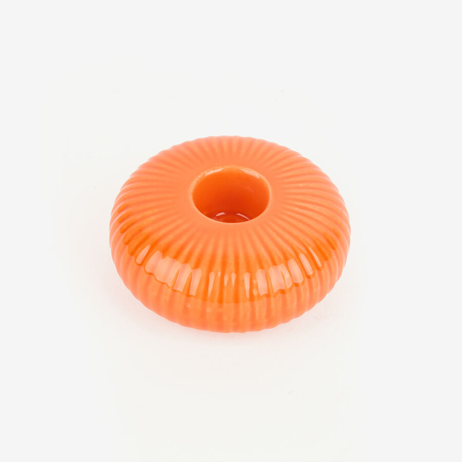 Candelabro de gres naranja Dunza Ø7x3cm