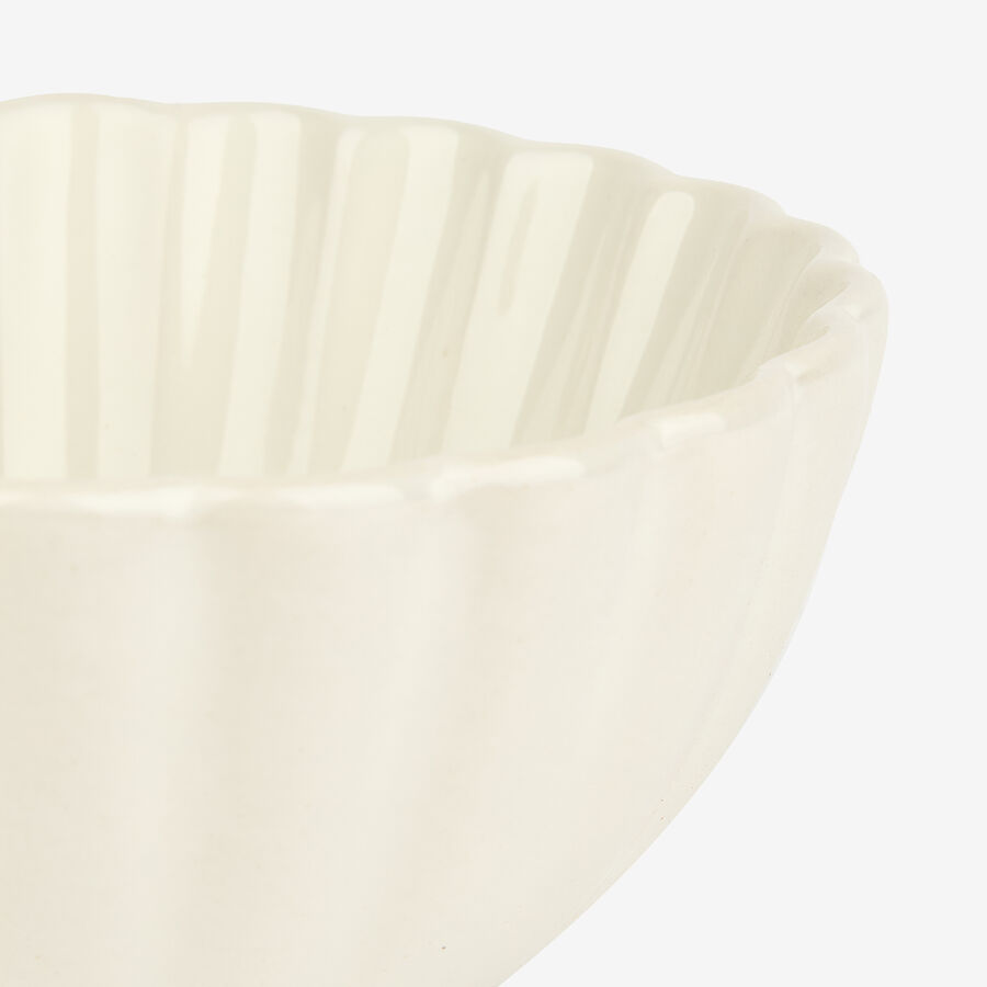 Vajilla de 12 piezas de cerámica marfil Varena