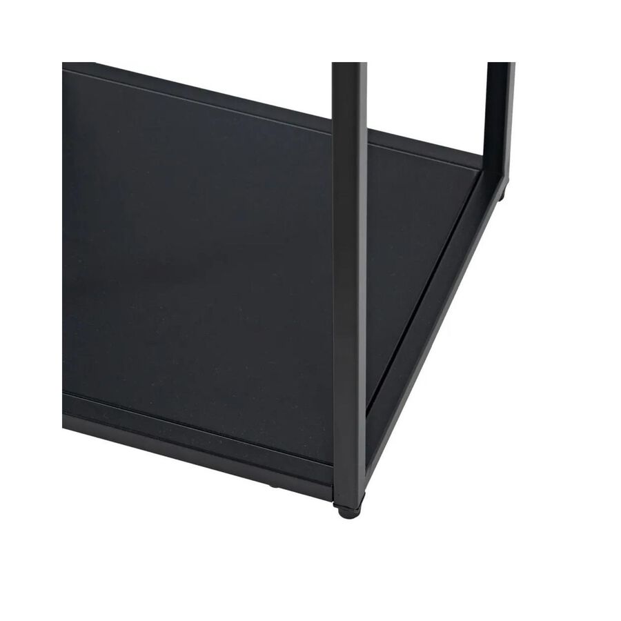 Consola de acero negro Calista 100x30x81cm