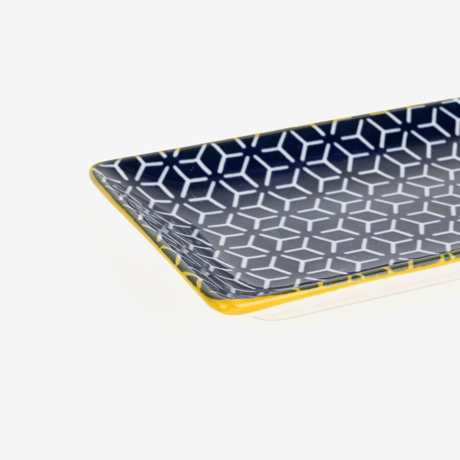 Bandeja de porcelana Okinawa 15x9cm