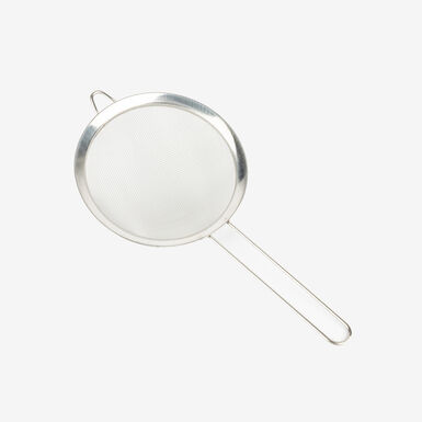 Colador de acero con mango 16cm