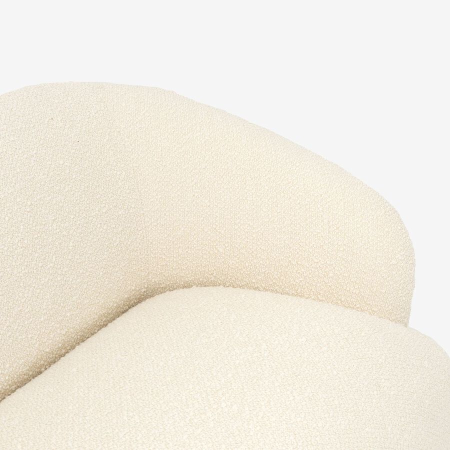 Sofá de 2 plazas beige Matilda 202x94x73cm Clau&Chloe