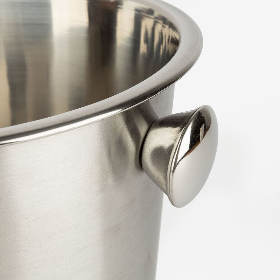 Cubitera enfriadora de metal cromada Ø21,5x23,5cm