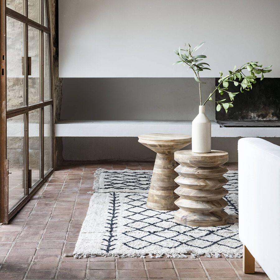 Mesa auxiliar mango Volos Ø39x50cm Clau&Chloe