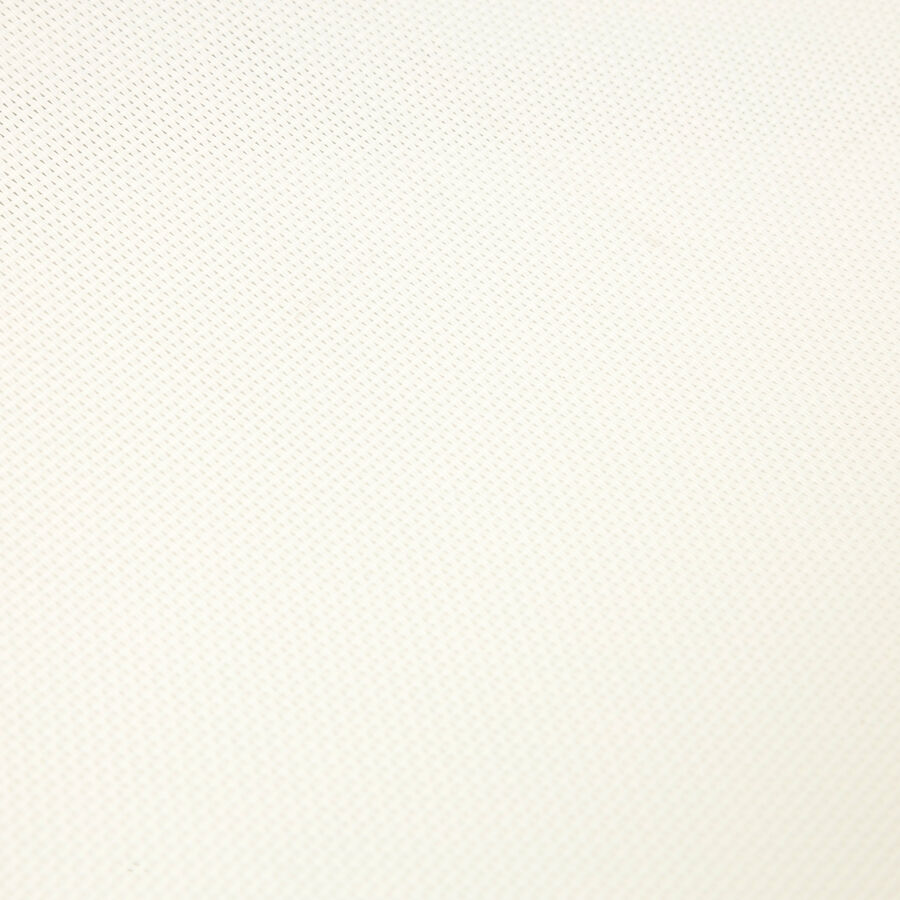 Hamaca reclinable de aluminio y textiline blanca 104x58x76cm