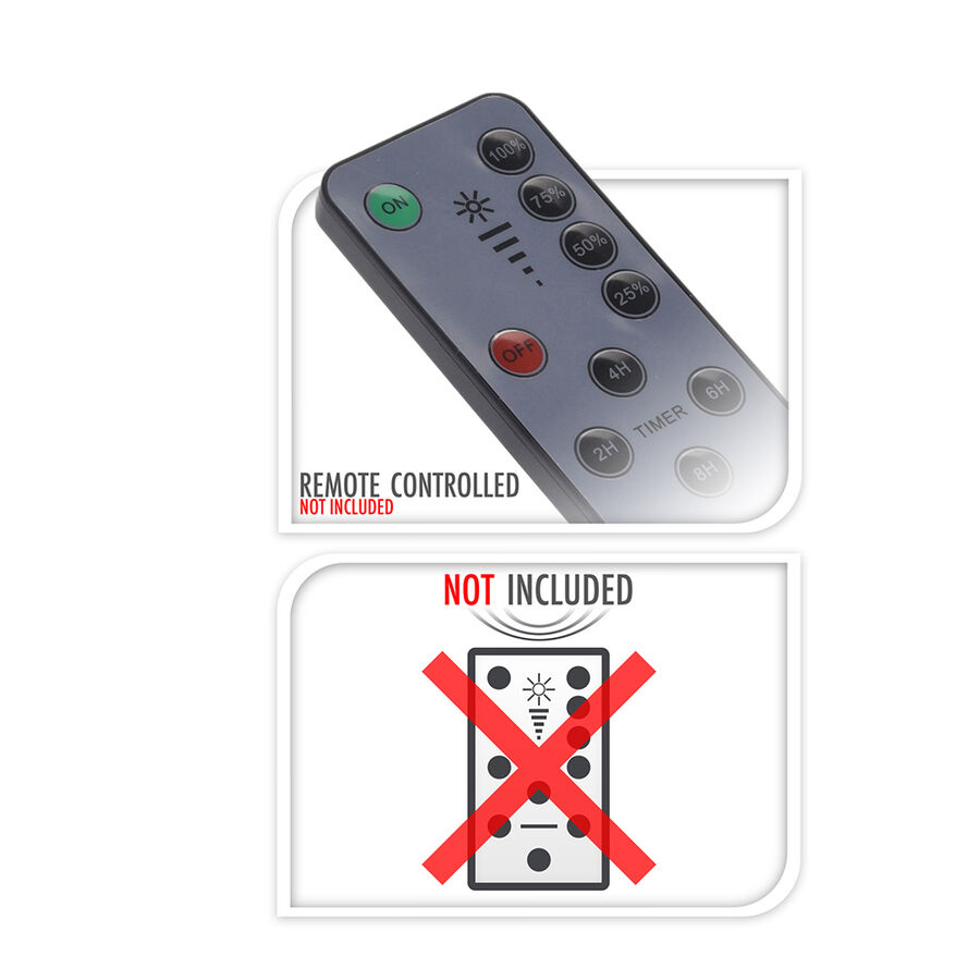 Vela LED crema 7x10cm