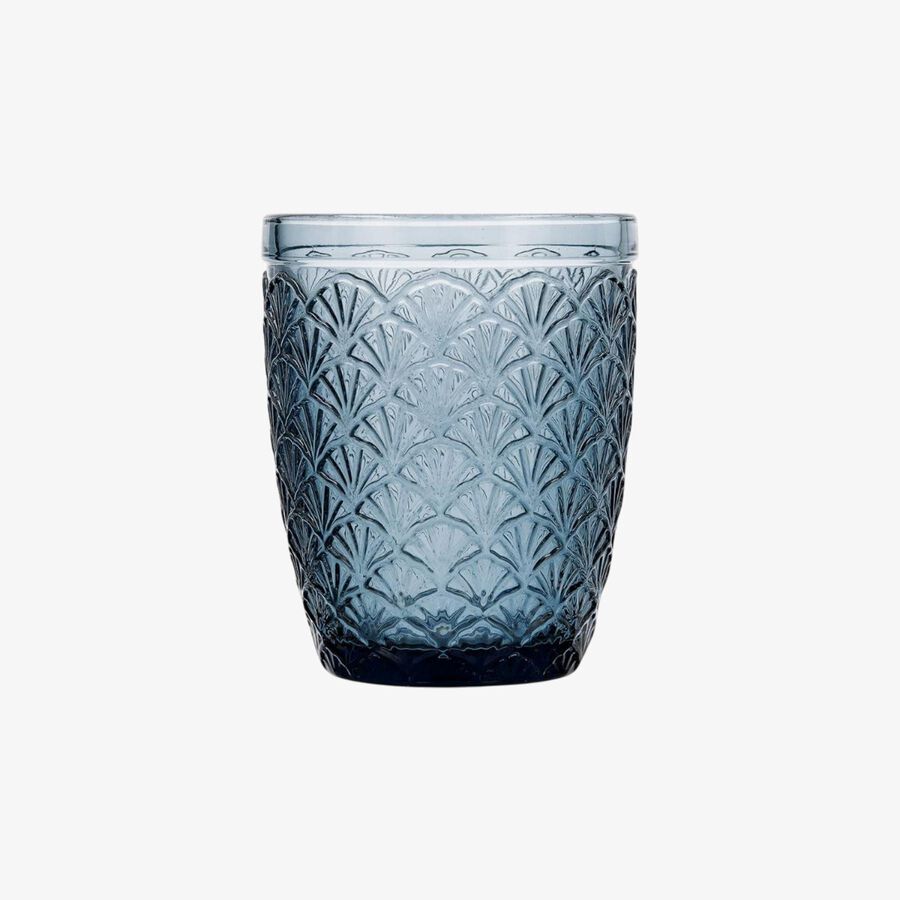 Vaso de vidrio azul Marua 24cl