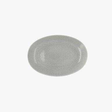 Bandeja oval de ceramica mint Nube 26cm
