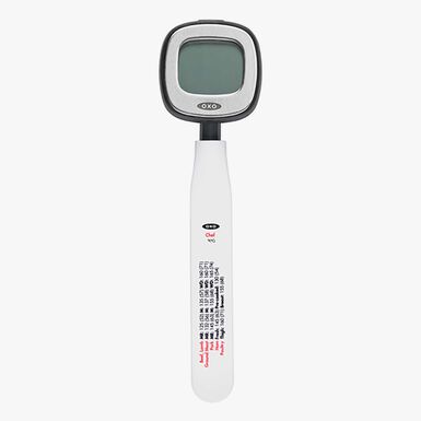 Term&oacute;metro digital de cocina de acero inoxidable blanco Good Grips - Oxo