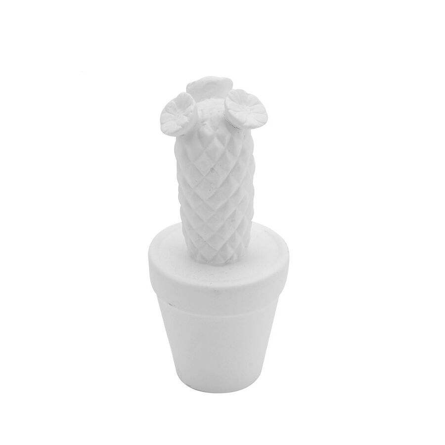 Cactus decorativo blanco surtido 12cm
