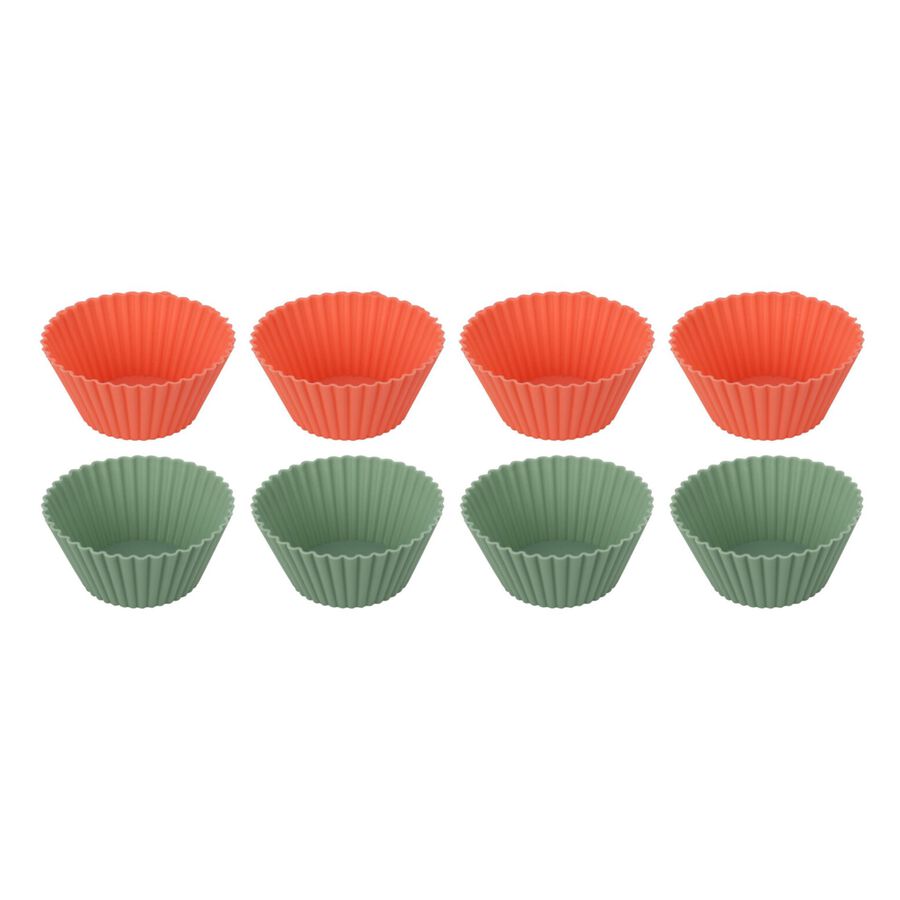 Set de 8 moldes para muffins de silicona Sweley Ø7x4cm