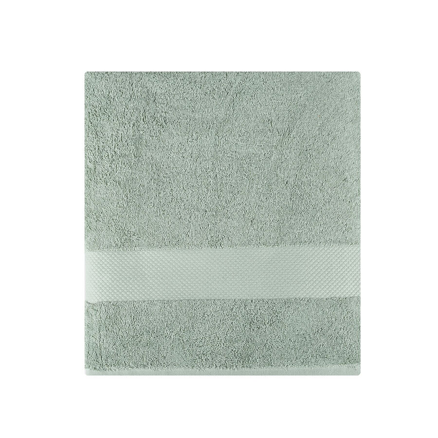 Toalla de ducha XL de algodón verde agua Vic 100x150cm - 500 gr/m²