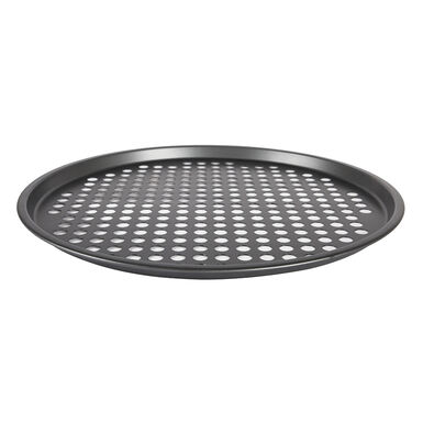 Bandeja de horno perforada para pizza de acero Ø32cm
