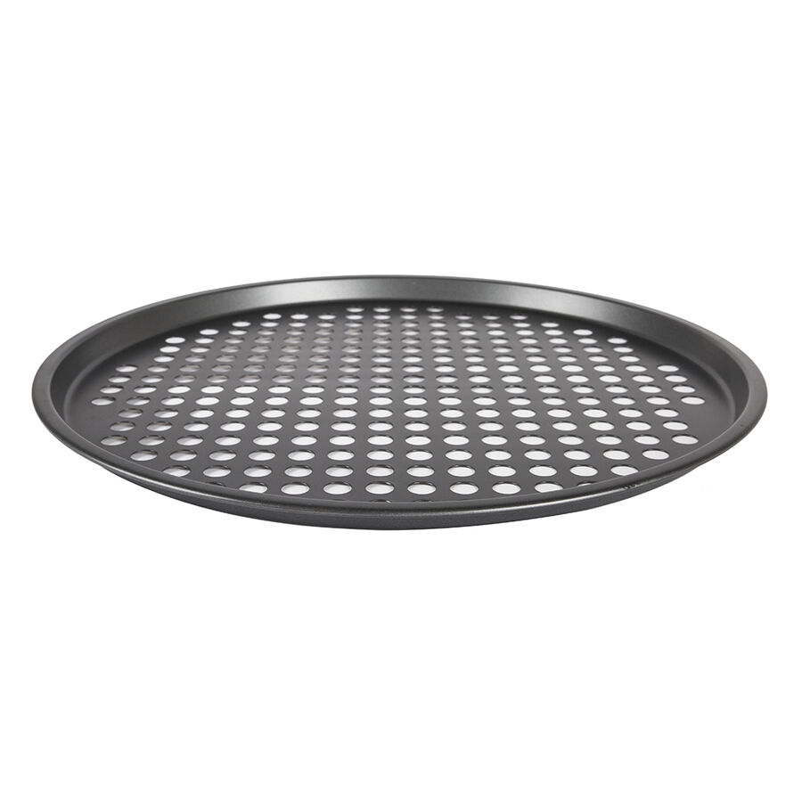 Bandeja de horno perforada para pizza de acero Ø32cm