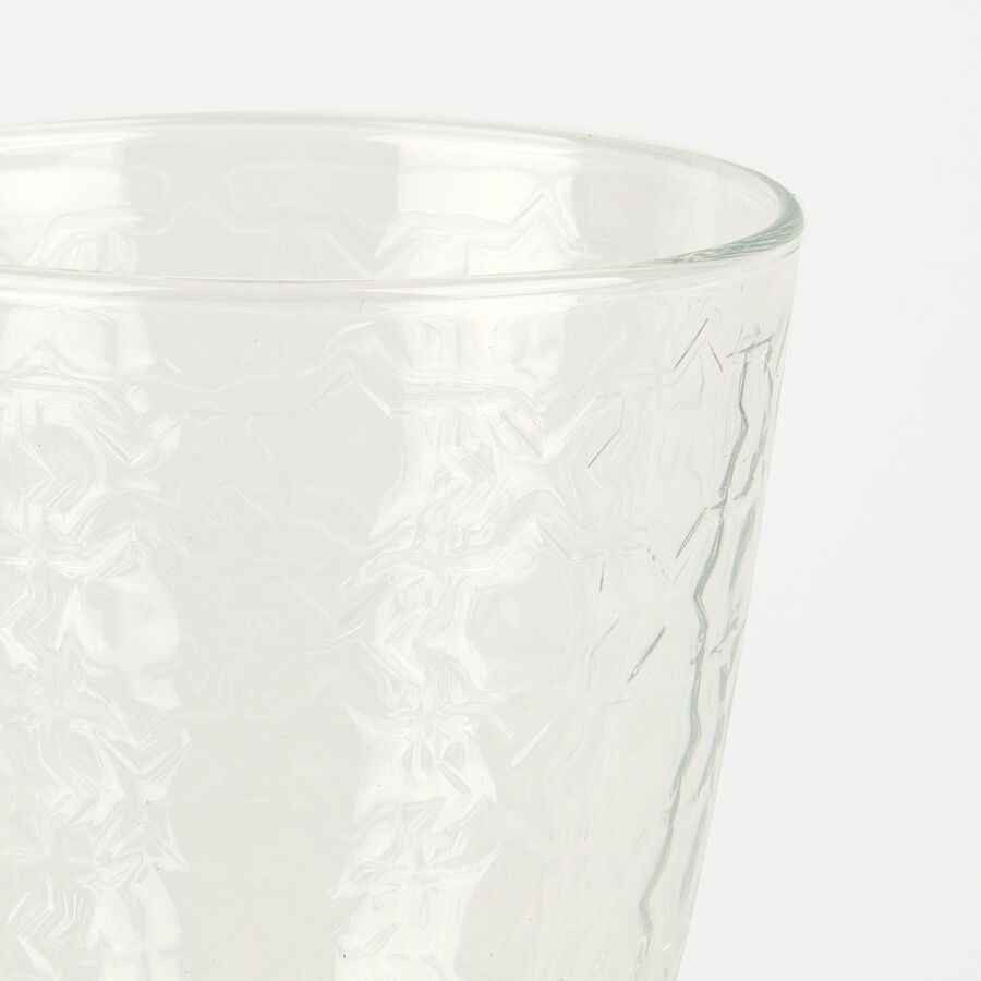 Vaso de vidrio transparente Riad 31cl Ø9x10cm