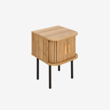 Mesa de noche de madera MDF Valote 40x40x53cm