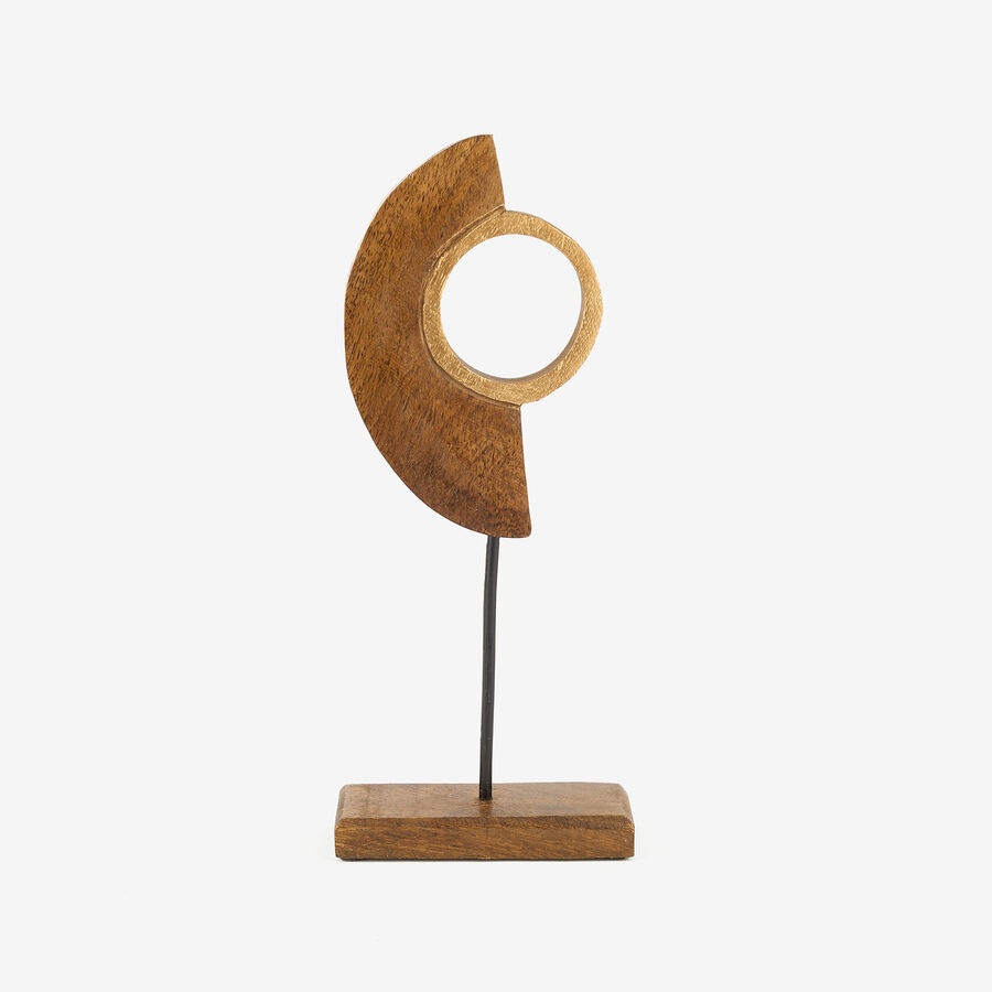 Figura decorativa de madera 36cm