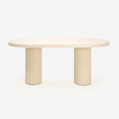 Mesa de comedor de microcemento Kurli 180x90x76cm Clau&Chloe