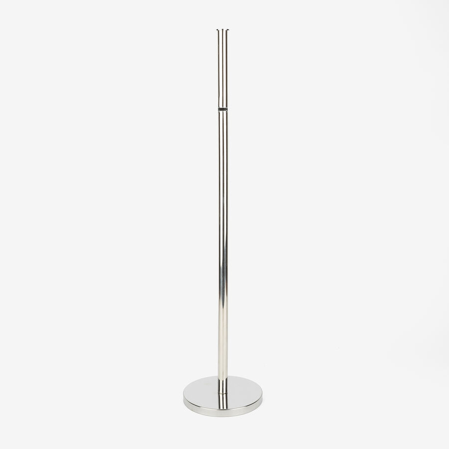 Portarrollos de baño plateado 55,5cm