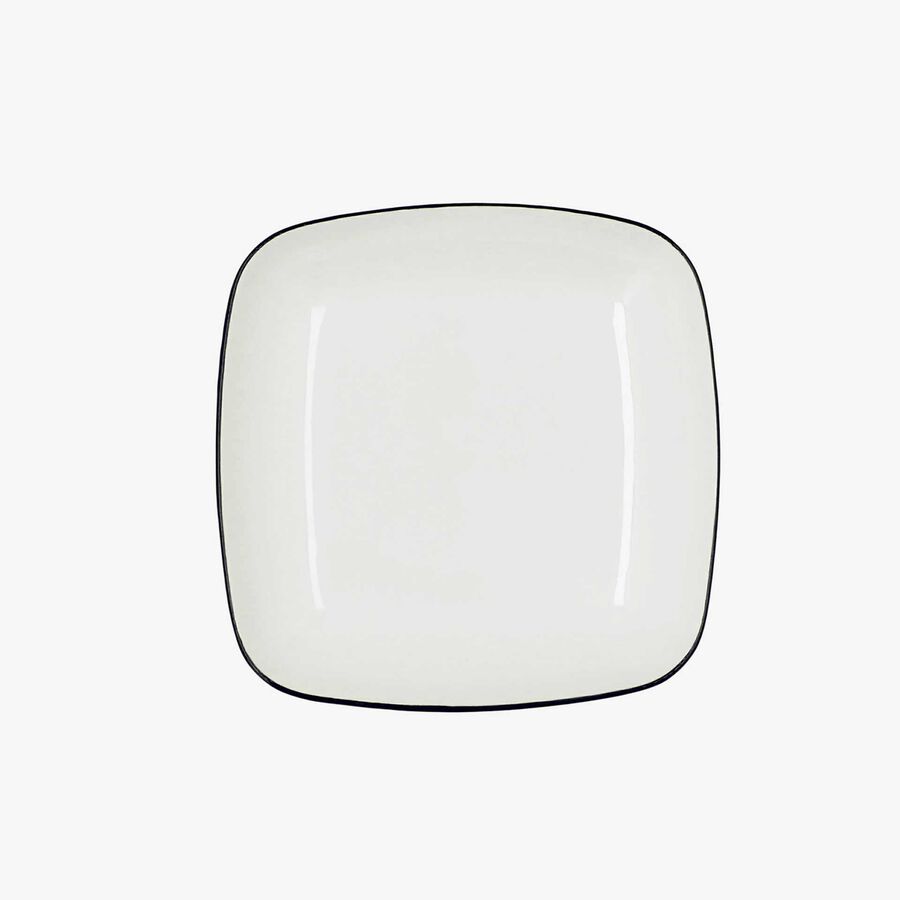 Bandeja de cerámica con relieve 19,5x3,6cm Siena