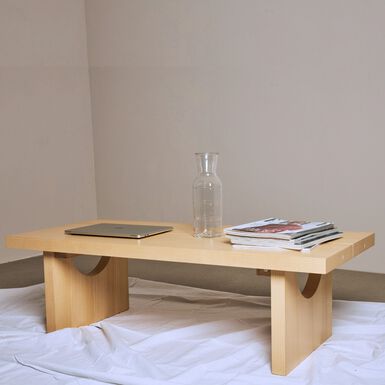 Mesa de centro de madera DM Nadia 100x50x34cm